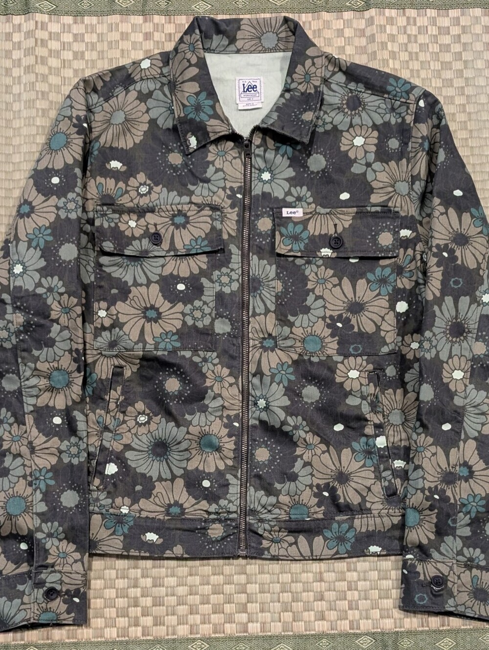 Lee Heritage Chetopa Twill Floral Workwear Jacket Men's Size Medium